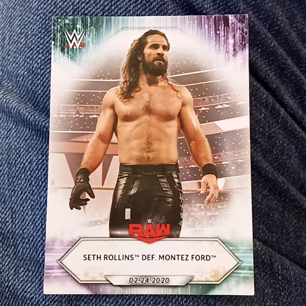21' TOPPS WWE SETH ROLLINS